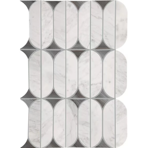 Ashen Palissandro & Carrara Wh Spring - stone tile